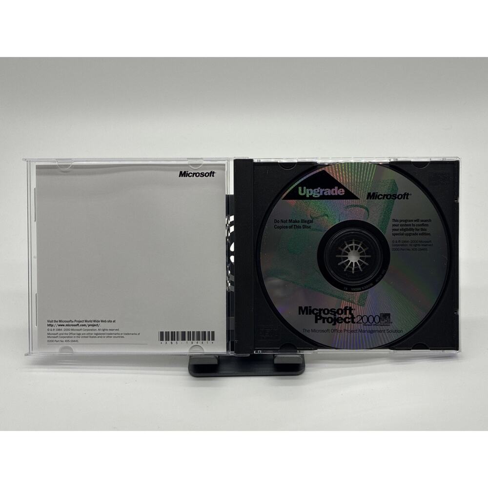 Microsoft Project 2000_ Project Management Solution Software With Product Key - Picture 2 of 3